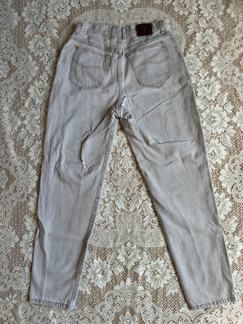 Lee Classic Cut Jeans, Light Tan/Beige, Size 28